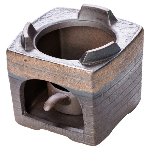 S588 ceramic tea warming table retro tea warming stove gilt candle base heating insulation wine warmer tea warmer tea set