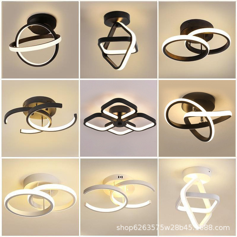 跨境热销现代简约过道灯 led走廊灯创意入户玄关门厅衣帽间吸顶灯