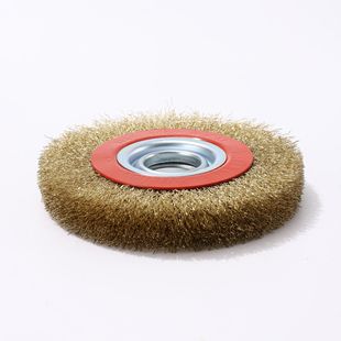 Cross-Border Spot Machine Flat Wire Brush Polishing Rust Removal Grinding Wire Wheel Brush Parallel Wire Wheel Wholesale