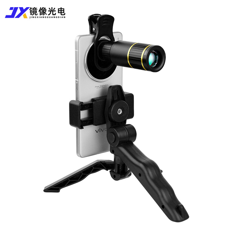 工厂批发22×金属材质手机望远镜演唱会音乐节手机拍照长焦镜头