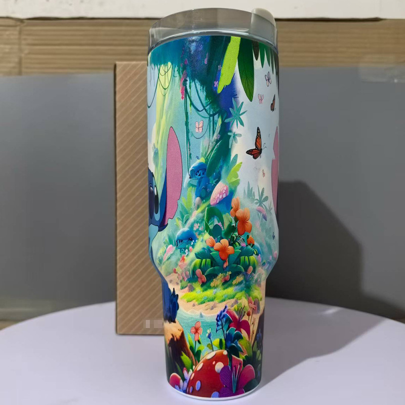 跨境ST新款40oz史迪仔夜光保温杯304不锈钢汽车杯厂家现货批发|undefined