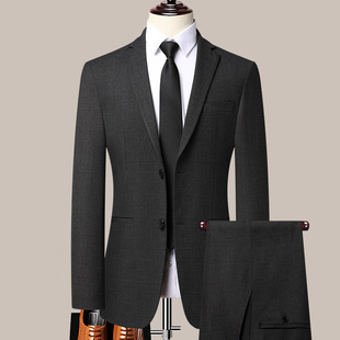 2022 Spring and Autumn New Business Wear Men's Groom Best Man Suit Pure Black Suit Jacket LL8987