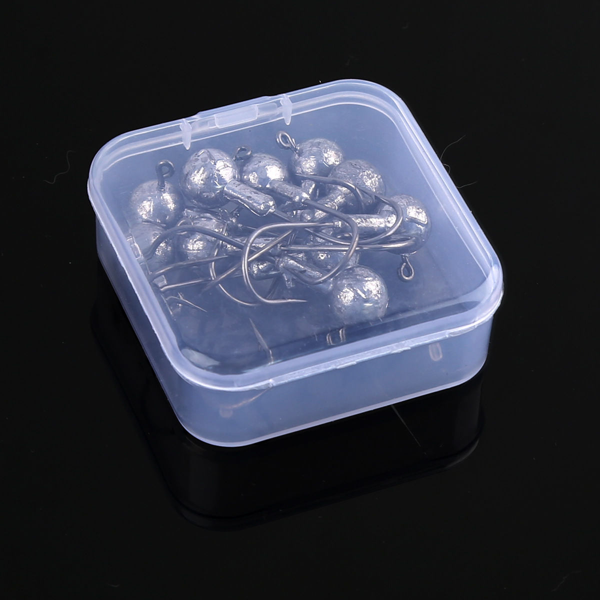 Olověné háčky na ryby vyztužené háčky s protihrotem 10 kusů_voghion.com