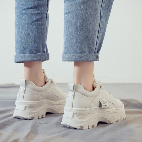 Dad's shoes women's sports and casual white shoes 2024 spring and autumn new style ins trendy internet celebrity super hot and breathable