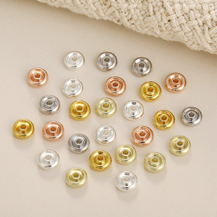 6mm�~僰�͹܇݆���� DIY�Ʒ����朴���18K��ɫ�����ƬС���