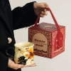 Medieval Big Belly Cup-Flowers and Ink Shadows [Festival Red Gift Box]
