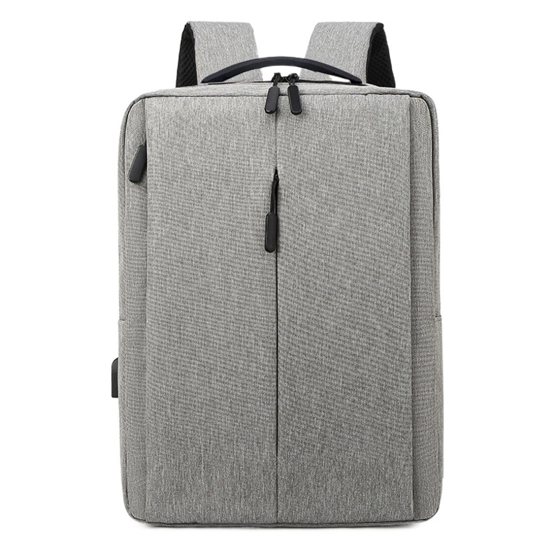 Mochila de estilo nuevo 2025 para hombre, de tela Oxford, para negocios, para computadora, de gran capacidad, moderna, informal, para la escuela, con impresión de logotipo.