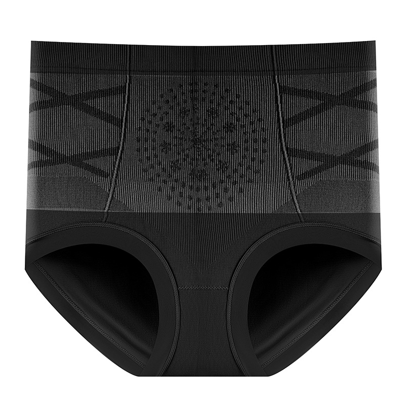 Ropa interior de cintura alta con vendaje dorado cruzado ~ 2024 nuevo estilo 10A antibacteriano 100% algodón entrepierna transpirable ropa interior de mujer