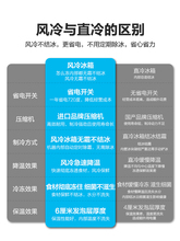 冰箱商用四门立式大容量风冷无霜急冻冰柜冷藏冷冻柜插盘速冻机