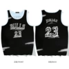 6059-2#[Black] Hand-painted Bulls Jordan No. 23 vest