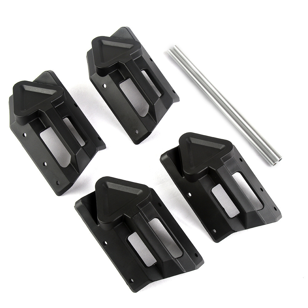 Motocicleta del coche eléctrico modificado aleación de aluminio caja de cola accesorios de esquina superior 45L/55L/65L aleación de aluminio varilla de elevación tipo B