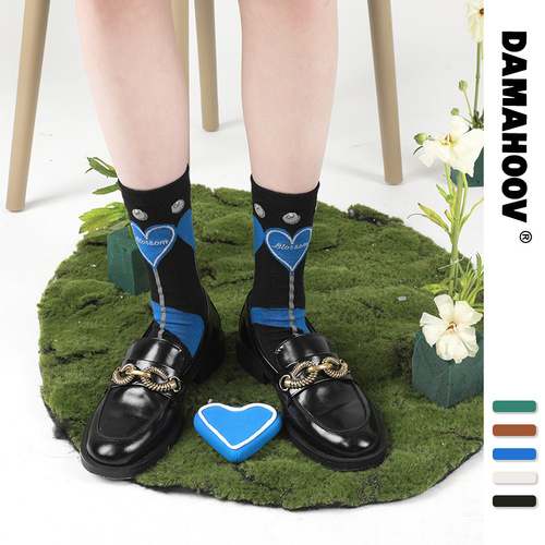 Original Women's Socks Spring New Lady Sweet Street Trend Fashion Cotton Socks Women Sweat Absorbent Deodorant Short Socks Wholesale
