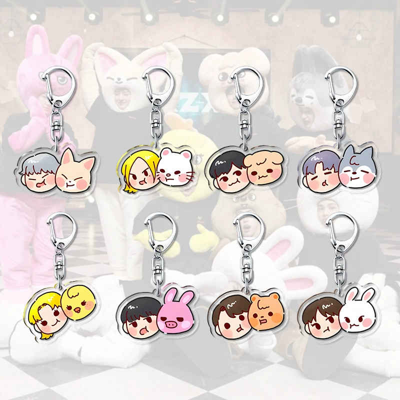 Acrylic keychain, doll, cartoon pendant