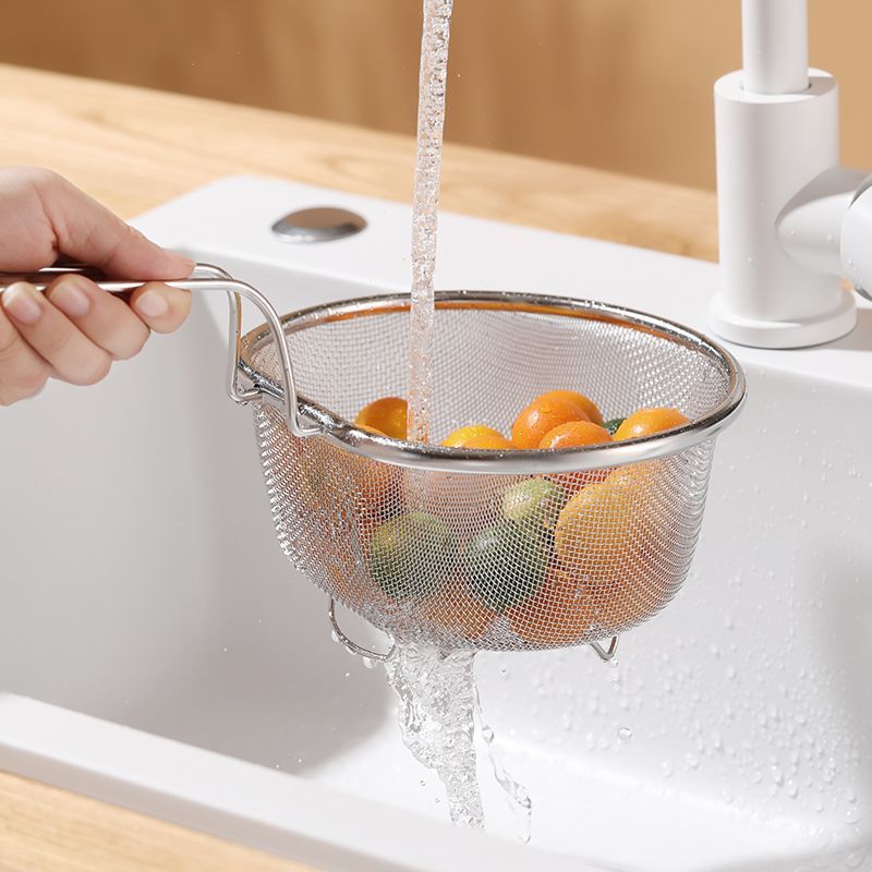 Colador de Malla de Acero Inoxidable 304 Escurridor para Cocina