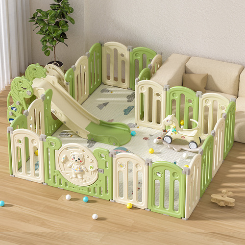 Infant Playpen Toddler Activity Mat Climbing Pad Baby Guard Ground Walking Indoor Home Use Foldable Safety Fence