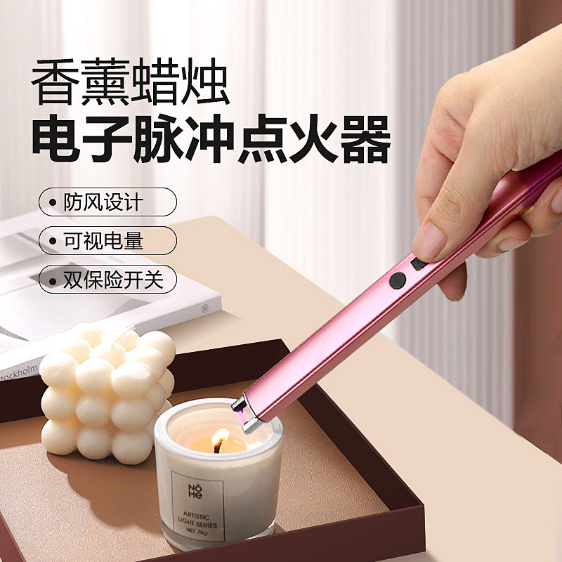 Scented candle gas stove kitchen igniter creative kitchen stove charging USB lighter