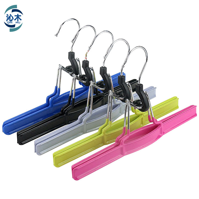 Cross-Border Smooth Wig Clip Hanger, Seamless Jk Skirt Non-Slip Pants Clip, Clothing Store Hanfu Lolita Dipped Plastic Skirt Clip