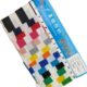 Manufacturers new 2x 2cm milk silk striped knitted jacquard fabric wholesale double-sided yarn-dyed color striped horizontal fabric