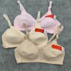 Sponge breathable cotton ultra thin underwear for mother, wireless bra, for middle age
