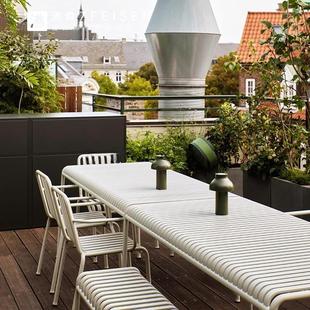✅ Outdoor Tables and Chairs White Simple Courtyard Balcony Popular Open-Air Outdoor Milk Tea Shop Cafe Leisure Table and Chair Set