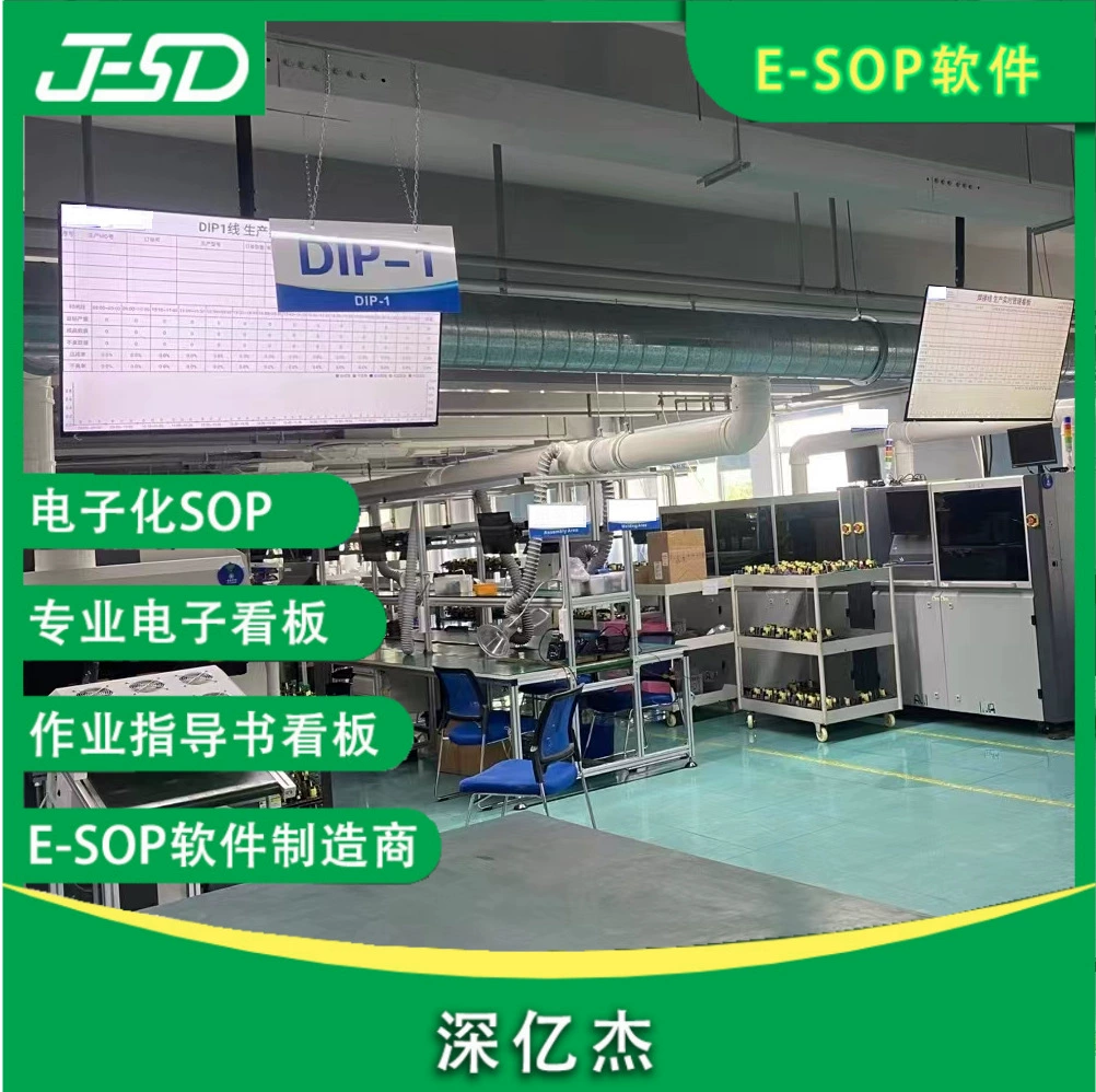 SOP Электронное руководство по эксплуатации производства безбумажного управления ESOP конвейер офисный дисплей канбан