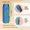 Silk blue and green PLA8cm long straight row of thorns