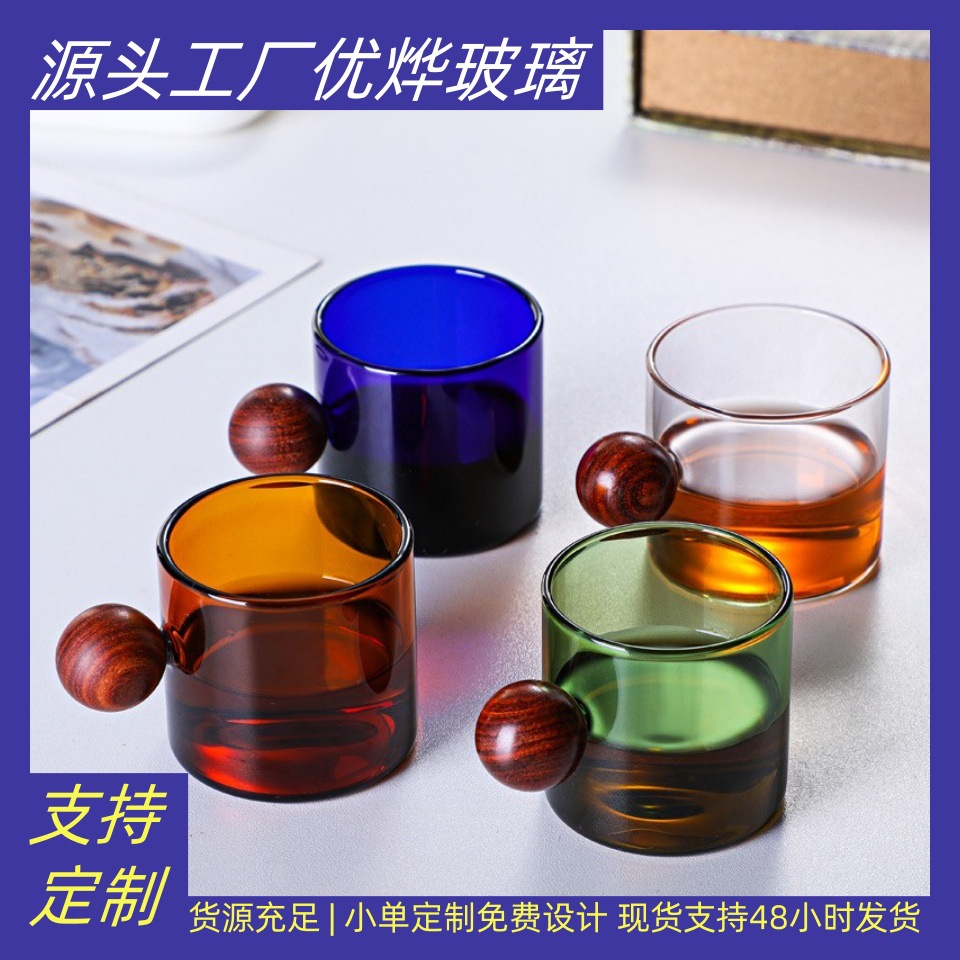 Glass tea cup