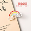 Girl Heart Transparent Acrylic Small Picking INS Cute Photo Plastic Decorative Plane Seal and sign a clip