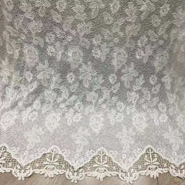 水溶棉线花边圆圈花镂空刺绣连衣裙服装饰蕾丝花边布艺满幅绣花