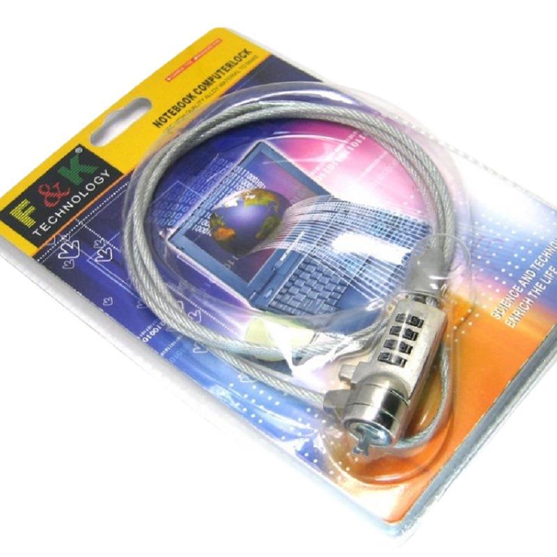 FK1.2 M Contraseña de bloqueo portátil antirrobo cable de bloqueo de la computadora Barra de Internet 1,8 m pequeña cerradura Universal cerradura de la computadora