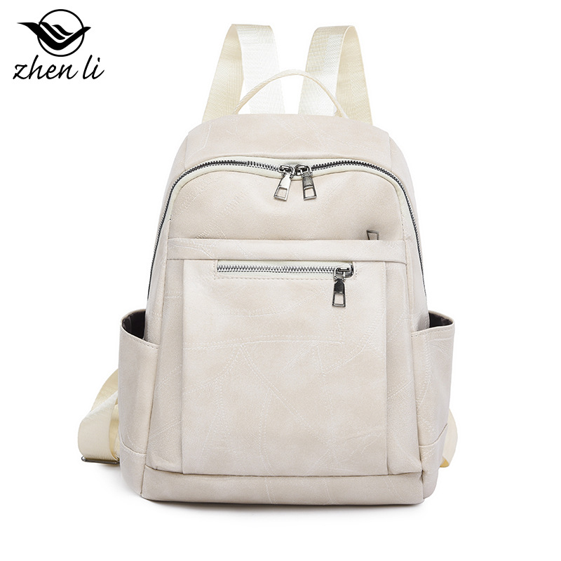 Fannt e koreanesche Versioun vu liichte Casual Rucksäck fir Fraen, multifunktionnelle Outdoor-Reesrucksak_voghion.com