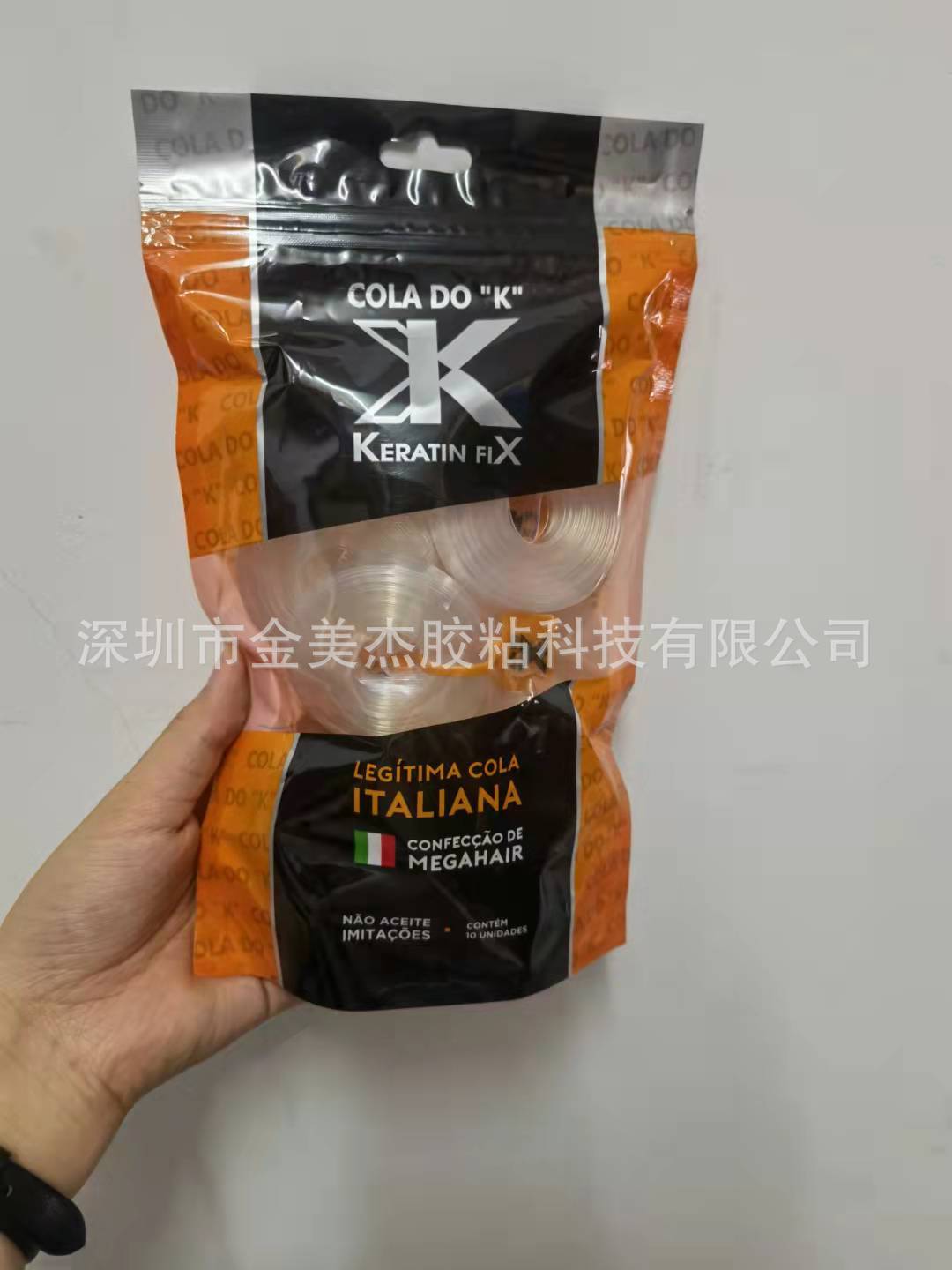 Rollos de Pegamento Termofusible para Extensiones de Cabello KK, de Calidad Italiana