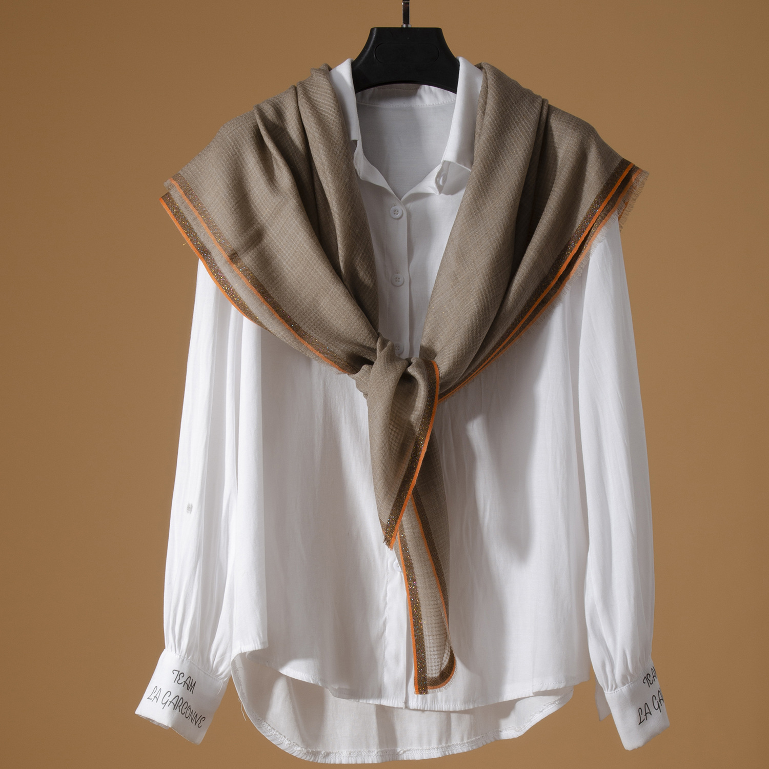 Fábrica de Mongolia Interior pelo liso lana pura lana soluble en agua hilo tejido a cuadros waffle otoño e invierno cuatro estaciones damas gran bufanda cuadrada