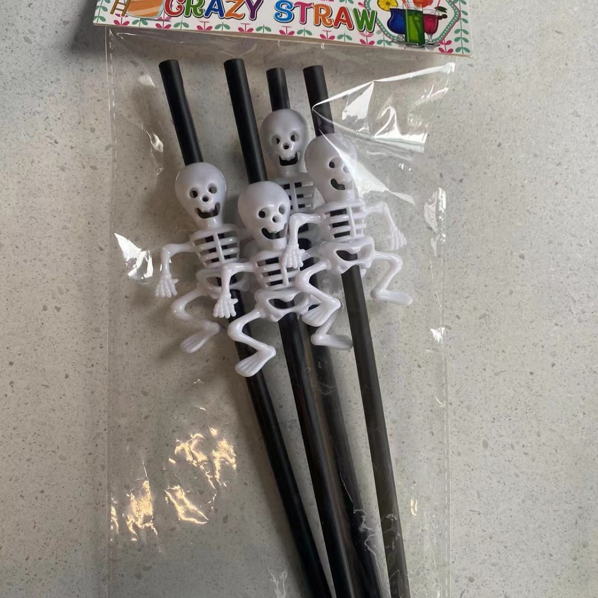 Transfronterizos Halloween bebida fiesta paja creativa calabaza paja calabaza forma de paja