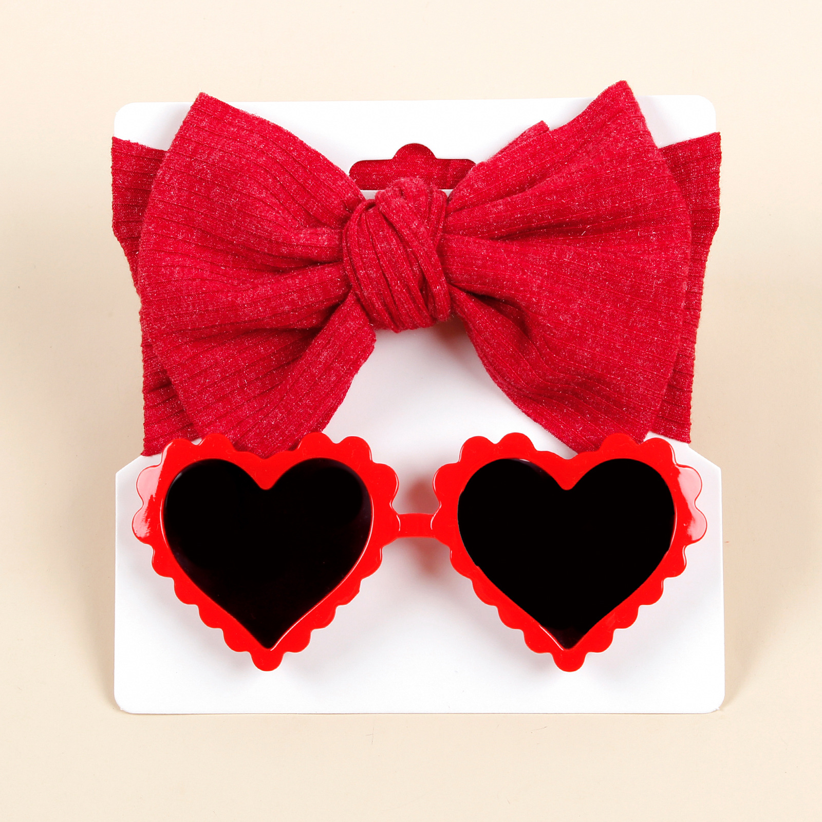 Simple Style Commute Solid Color Bow Knot Plastic Knit Hair Band display picture 4