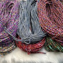 现货批发6mm民族风包芯线布艺圆车线饰品配件服装辅料宠物项圈绳