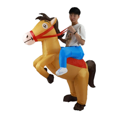 Cross-border foreign trade Halloween inflatable horse horse active atmosphere decoration props pony riding inflatable costume