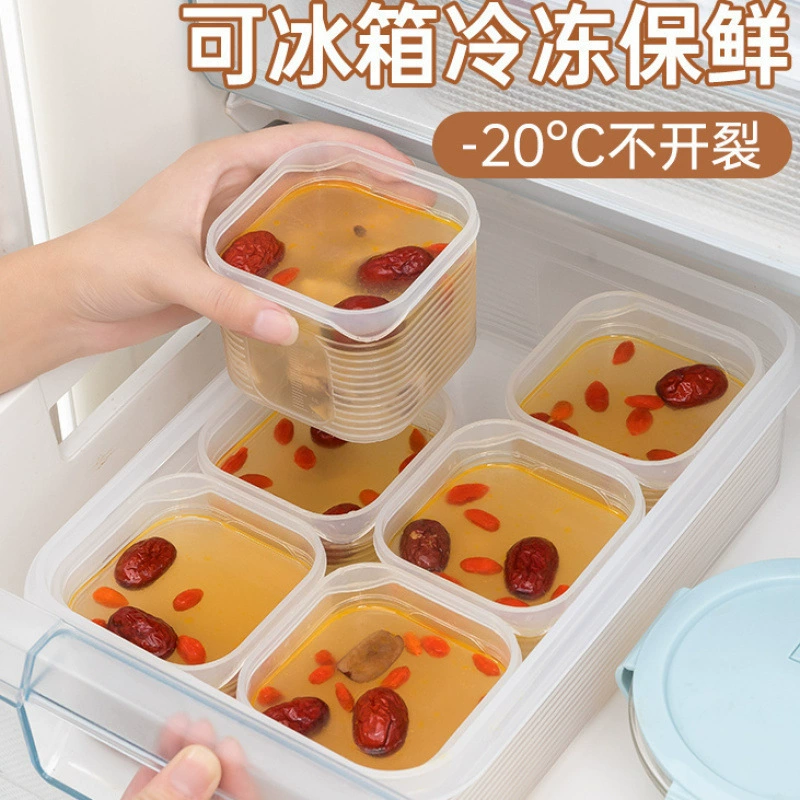 Коробка для замороженного супа, коробка для упаковки бульона, коробка для хранения куриного супа, коробка для хранения в холодильнике и морозильной камере для костного супа