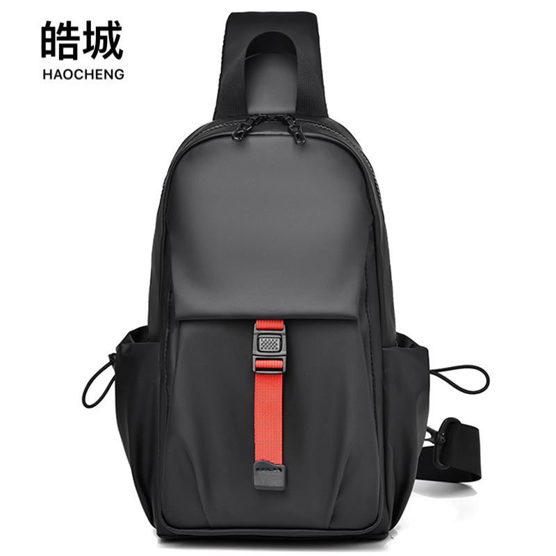 Nuevo bolso de pecho casual simple para hombre bolso de hombro portátil de moda multifuncional bolso de mensajero de viaje ligero de gran capacidad