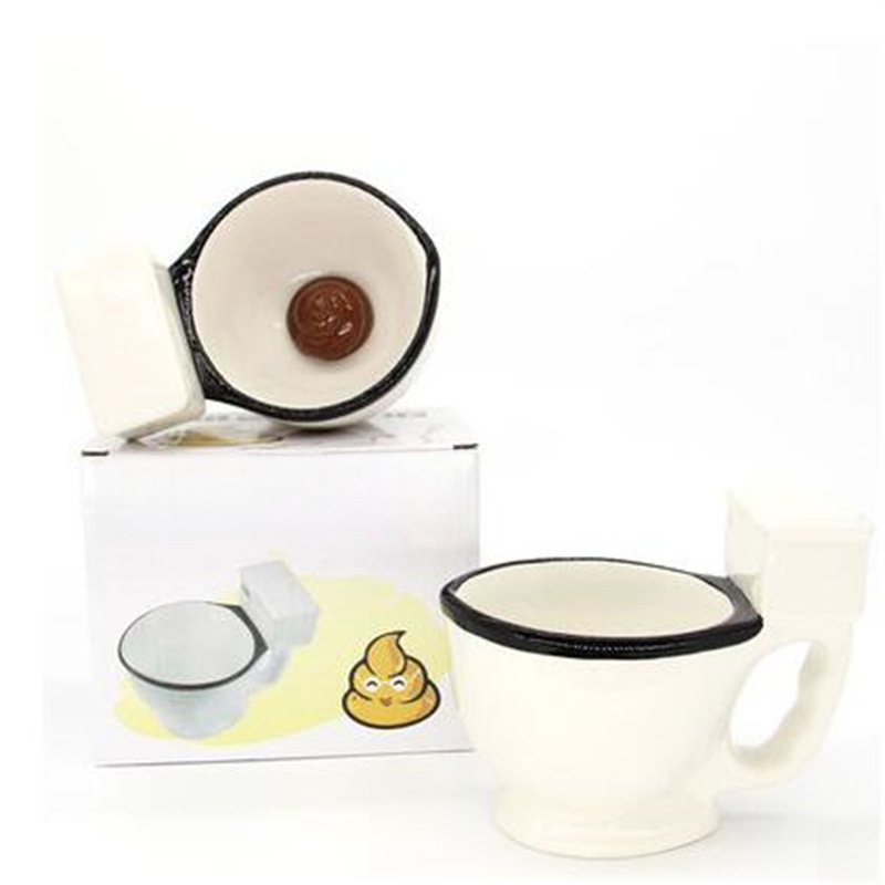 Záchodový pohár Vtipný keramický pohár Hrnček na hovienka Kávový pohár Kreatívna paródia Osobnosť Vodný pohár Záchodový tvar pohára_voghion.com