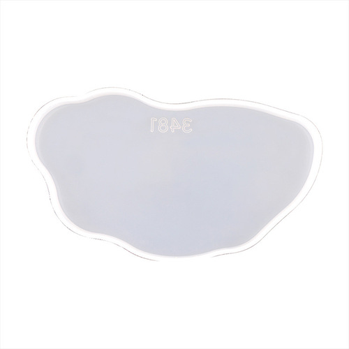 DIY special-shaped coaster mold crystal glue mold tray irregular cloud fruit plate base silicone mold