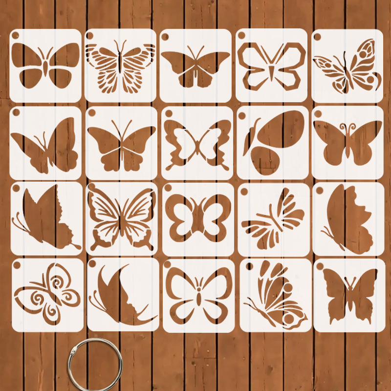 20 Different Butterfly Hot-Selling Painting Templates