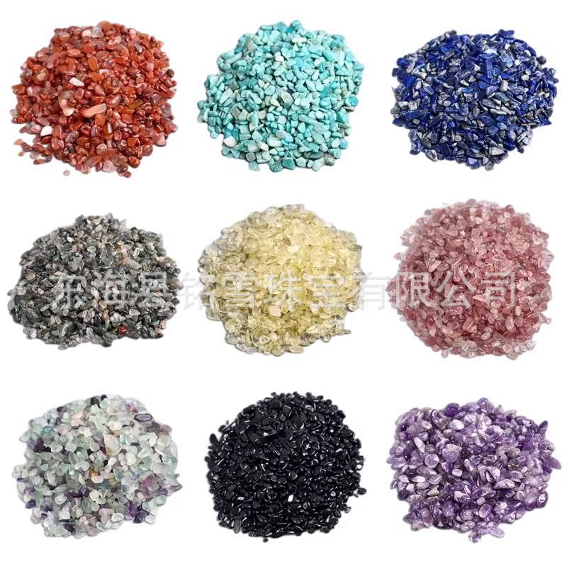 天然原石打磨碎石 花盆造景 鱼缸石供佛石批发