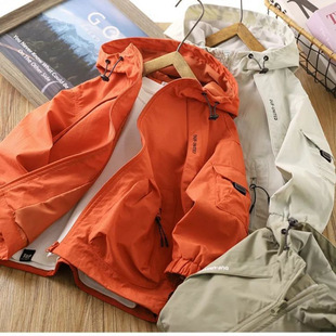 Boys' Jackets Children's Jackets Spring Outdoor Wear Style Tops 2025 Spring and Autumn New Boys' Hooded Jackets
