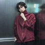 宽松条纹男士秋季夹克