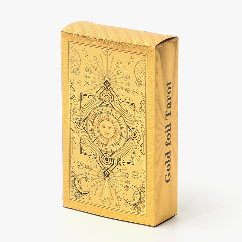 Gold Foil Waite Tarot Oracle Cards Premium Divination Deck_voghion.com