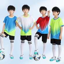 儿童足球服套装男童女童球衣定 制训练服中小学生校园足球比赛队
