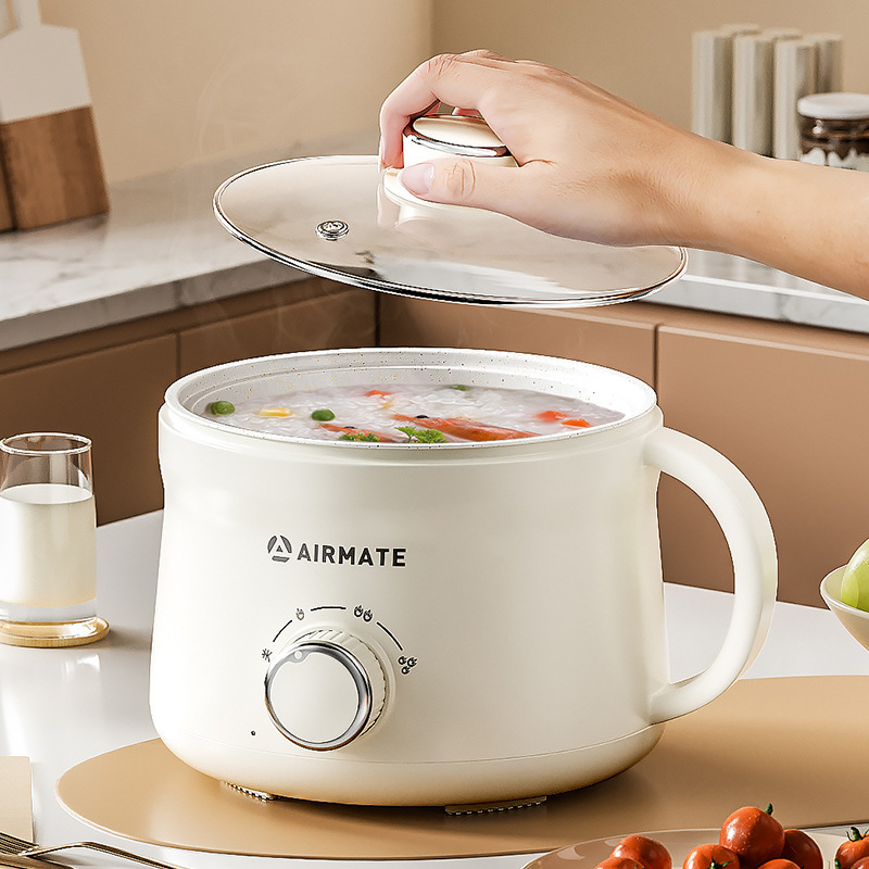 Airmate's New Small Electric Pot for Dormitory Students, Multifunctional All-In-One Electric Cooking Pot, Hot Pot, Stir-Fry, Household Dormitory Small Appliance Airmate's New Small Electric Pot for Dormitory Students, Multifunctional All-In-One Electric Cooking Pot, Hot Pot, Stir-Fry, Household Dormitory Small Appliance