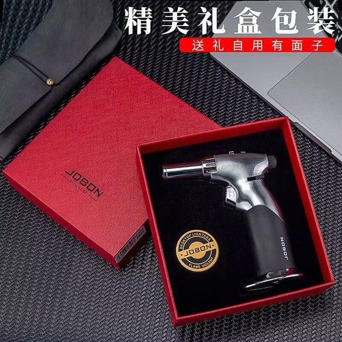 Cross-border supply source JOBON529A windproof butane lighter metal welding torch spray gun outdoor ignition tool