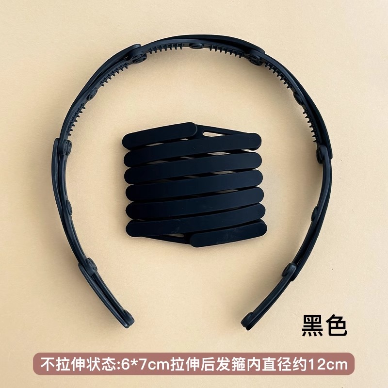 portátil retráctil plegable cabello con dientes antideslizante cabello de viaje lavado de cara cabello rotura especial cabello para mujer